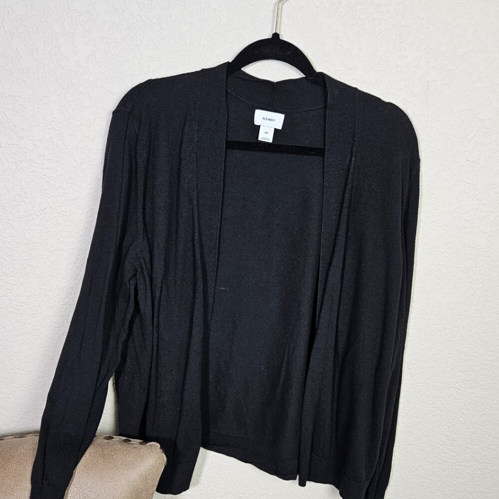 Old Navy Cardigan Black Sz XXL
